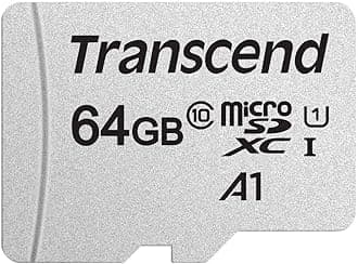 Transcend 64GB microSDXC Micro SD Card A1 UHS-I U1 C10, Up to 100MB/s, Full HD Video Memory Card for Nintendo Switch, Steam Deck, ROG Ally, MSI Claw, GoPro, DJI, Insta360, Action Camera, Home Camera