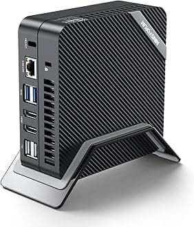 Venus Series UM773 Lite Mini PC AMD Ryzen 7 7735HS Desktop Computer, DDR5-4800 32GB 1TB PCIe4.0 SSD, 2.5Gbps LAN, 2X4K HDMI, 1X8K USB4 Output, Radeon 680M Graphics Micro PC