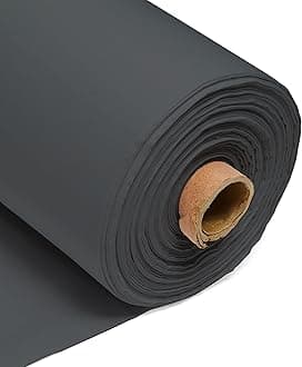 Graphite 100% Cotton Plain Fabric – 60 Inch 150cm Wide 150GSM Material - Sewing, Dressmaking, Quilting, Curtain Linings, Pillowcases & Totes by Discount Fabrics LTD - 50Metre
