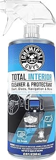 Total Interior Cleaner & Protectant – Chemical Guys Interior Cleaner, Cleans & Protects Leather, Vinyl, Plastic, Rubber, Glass with a Streak-Free Finish — Cars, Trucks, SUVs, RVs, 32 oz