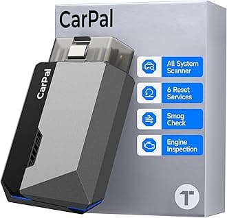 Carpal-US OBD2 Code Reader Bluetooth, All System OBD2 Scanner for iOS & Android, Vehicle Health Check, 6 Maintenance Services, Smog Check, Repair Guide, 1 Year Free Update