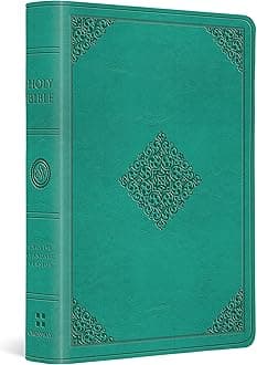 ESV Value Large Print Compact Bible (TruTone, Teal, Ornament Design Size: 8.0)