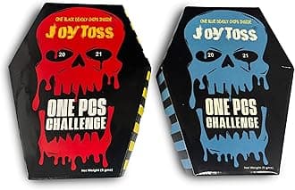 One-Piece Challenge Spicy Tortilla Chips, Red and Blue Combo Pack, 10g, 2-Count