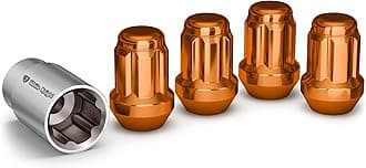 White Knight 40700SOGT Orange Wheel Lock, 4 Pack