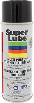Super Lube Multi-Purpose Synthetic Lubricant w/ Syncolon - Heavy Duty Aerosol Lubricant - No Drip Grease - H1 Food Grade Wear Protection for Equipment - Translucent - Can - 11 oz (31110)