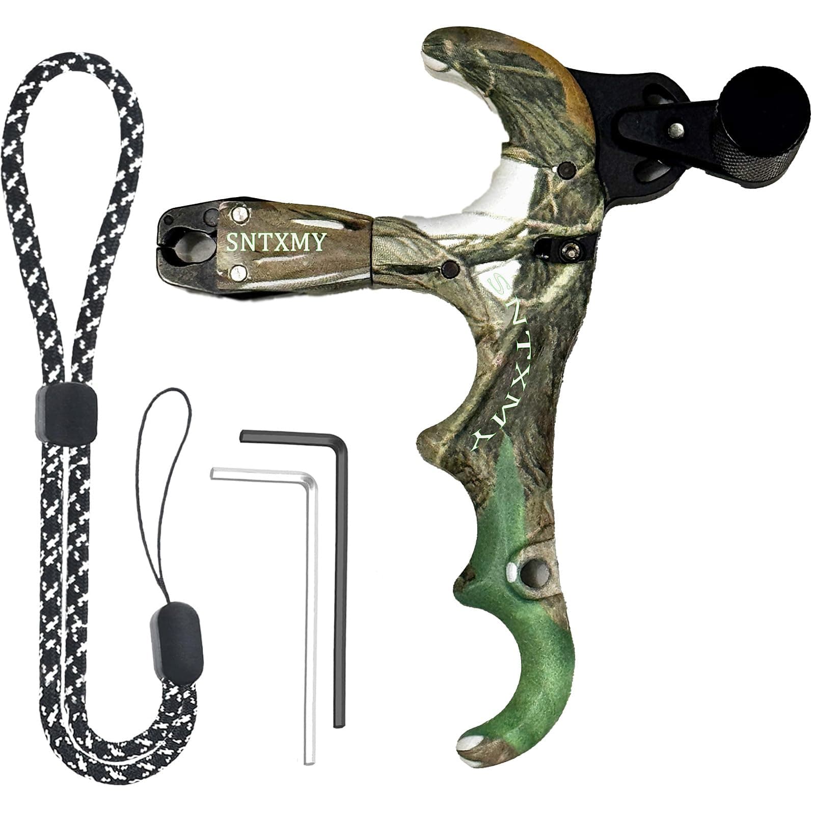 Bow Release for Compound Bow 360° Rotatable Thumb Release for Compound Bow Archery Trigger Release