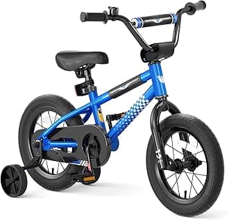67i BMX Toddler Bike with Training Wheels 12/14/16 Inch Kids Bicycle Boys Girls Age 3-8 Durable Steel Frame Adjustable Seat Coaster Brake Bicicleta para Niños