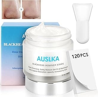 120PCS-60G Blackhead Remover Strips,Deep Cleansing Pore Strips For All Skin Types,Black Head Remover For Face & Nose