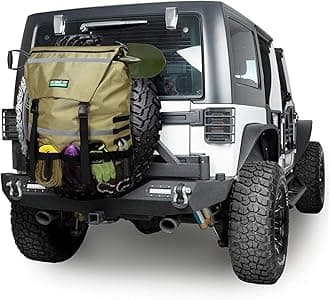 Spare Tire Trash Bag, Offroad Spare Tire Storage Bags Heavy Duty Truck Tailgate Trash Bag Fits up to 40" Tire, Large Recovery Gear Firewood Camping Cargo Storage Bag for Jeep Truck SUV Car