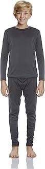 Rocky Thermal Underwear for Boys Cotton Knit Thermals Kids Base Layer Long John Pajamas Set