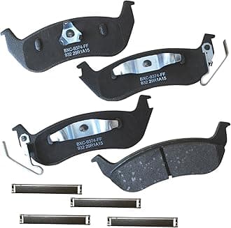 Premium SBC932 Ceramic Rear Brake Pads for Ford Grand Marquis 2004-2003, Mercury Grand Marquis 2011-2003