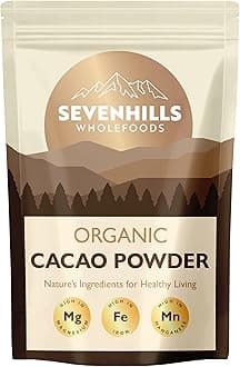 Sevenhills Wholefoods Organic Cacao/Cocoa Powder 1.8kg | Natural Source of Potassium & Manganese | Pure & Vegan for Hot Chocolate, Smoothies & Baking | Unsweetened & Non-Alkalised | GMO Free