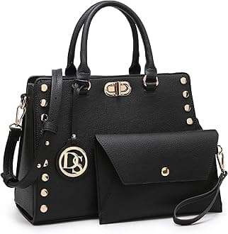 Purses and Handbags for Women Satchel Bags Top Handle Shoulder Bag Work Tote Bag With Matching Wallet