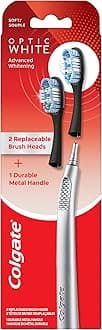 Keep Optic White Replaceable Head Toothbrush Starter Kit, 2 Brush Heads