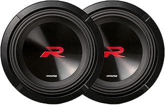 Alpine 2 R2-W12D4 Next-Generation 12" R-Series Subwoofers with Dual 4-Ohm Voice Coils