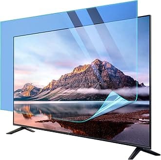 Anti Blue Light 50-75 Inch TV Screen Protector, Matte Surface Anti Glare Anti Scratch, Soften the Light Protect Eyes Relieve Fatigue Anti Sunlight Protective Filter Film / 75in1(70in1561x900mm