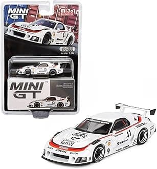 Diecast Collectibles Model Car Compatible with Mini GT 1:64 Mazda RX-7 LB-Super Silhouette #41 Numero Reserve Limited Edition MGT00773