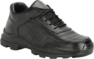 Gola Lightweight|Genuine Leather|Comfortable|Sports Look|Steel Toe Industrial Safety Shoes for Men (Size10) Black