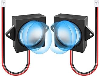 MakerHawk 2pcs Ar duino Speaker 3 Watt 8 Ohm Single Cavity Mini Speaker Full-Range Cavity Advertising Machine Speaker Connector Separating Interface 3.3V 5V with JST-PH2.0mm-2 pin Interface