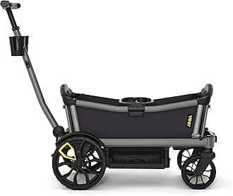 - Cruiser City | Premium Urban Wagon Stroller for Babies, Toddlers, and Kids | Traditional Stroller Push Steering | JPMA Certified | Lightweight and Collapsible | 2 Seater