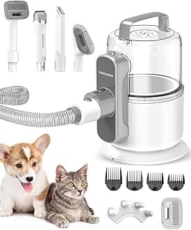Dog Grooming Kit with Pet Clipper Nail Grinder