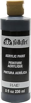 FolkArt Acrylic Paint in Assorted Colors (8 oz), Licorice