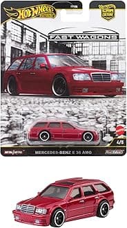 Car Culture Fast Wagon Mercedes Benz E 36 AMG Ride On Toy Mini Car Ages 3+ Red JBK69