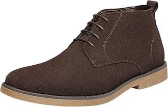 Bruno MarcMen's Suede Chukka Boots Desert Lace Up Dress Ankle Boot