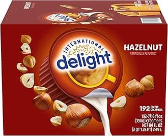 Hazelnut Coffee Creamer Singles, 84 Fl Oz, 192 Count