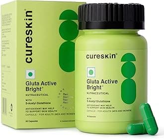 Gluta Active Bright Glutathione Capsules | Glutathione Tablets for Skin Whitening | Glutathione Supplements