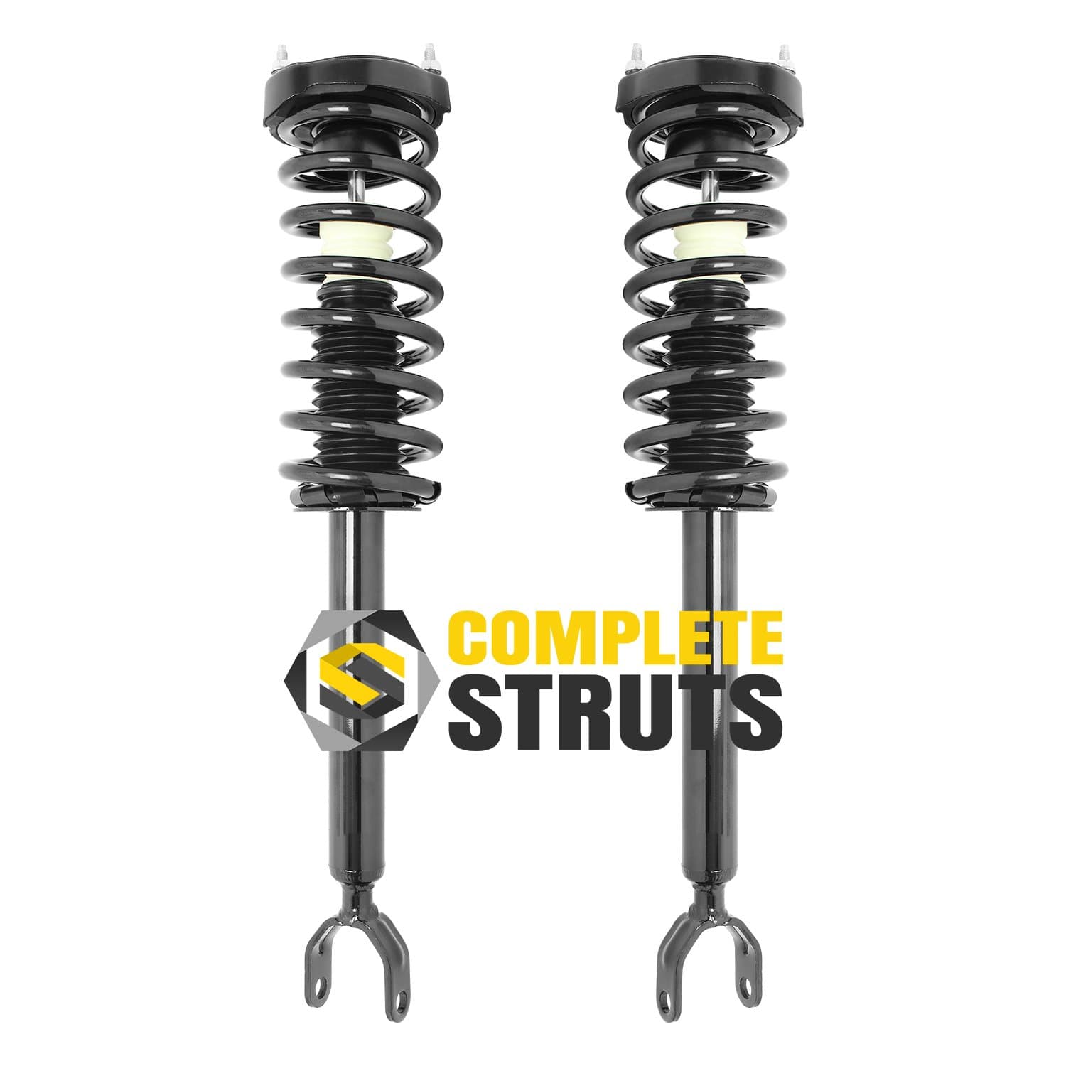 COMPLETESTRUTS Front Quick Complete Strut Assemblies with Coil Springs Replacement for 2003-2009 Mercedes E320 RWD - Set of 2