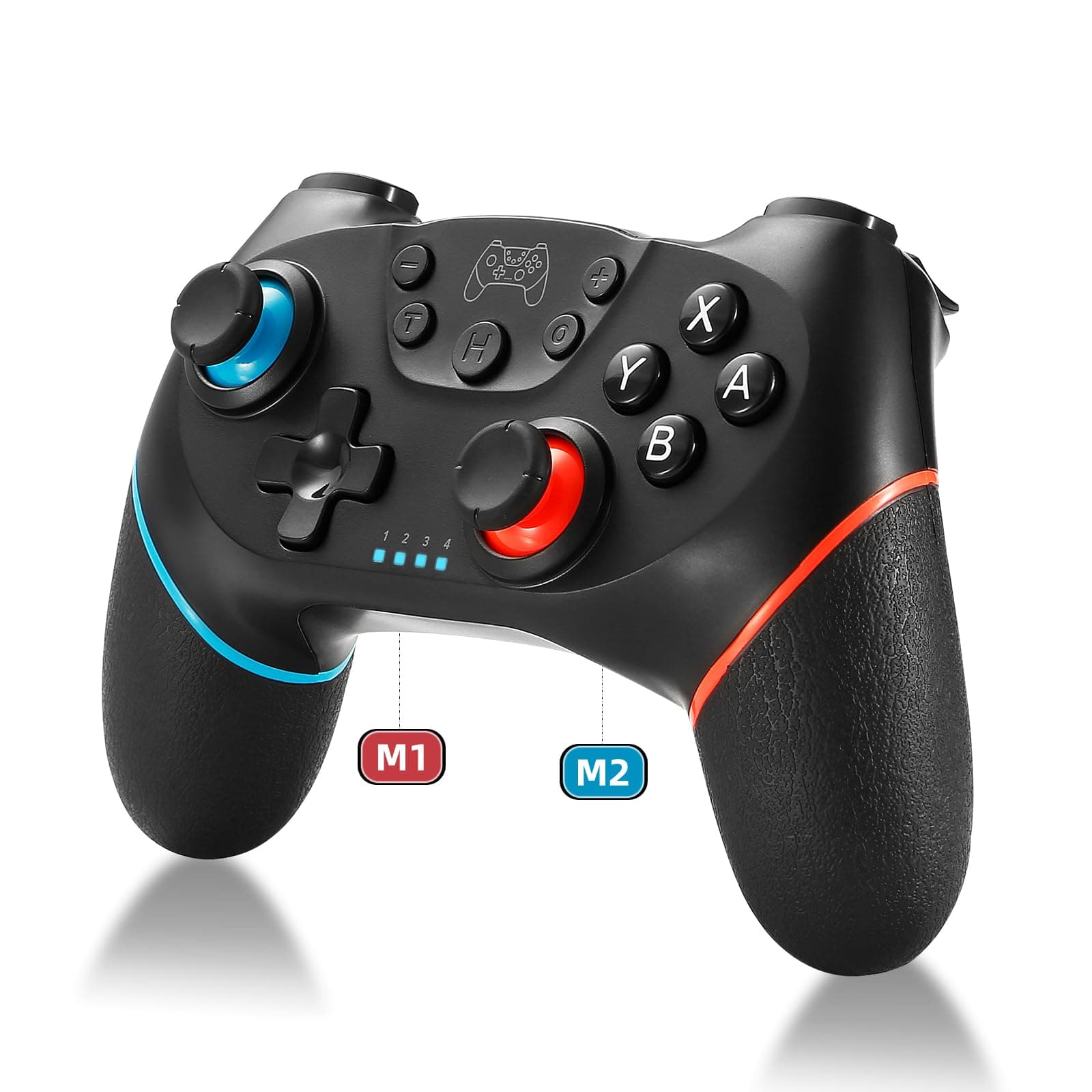 BOLEi Wireless Pro Controller for Switch/Lite/OLED Pro Controller with Programmable,Fast Connection,Wake Up, Remote Joystick Gamepad Supports Gyro Axis, Turbo, Dual Vibration, Screenshot