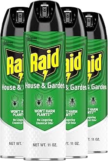 Raid House and Garden Aerosol, 11 OZ Pack of 4