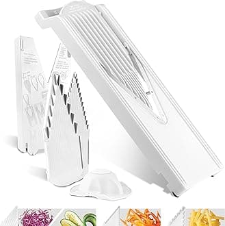 Borner Swissmar V-1001 V-Slicer Plus Mandoline 5 Piece Set