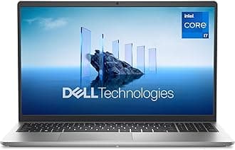 Dell 15 Laptop DC15250-15.6-inch FHD 120Hz Display, 13th Gen Intel Core i7-1355U, 16GB DDR4 RAM, 512GB SSD, Intel UHD Graphics, Windows 11 Home, Onsite Service - Black