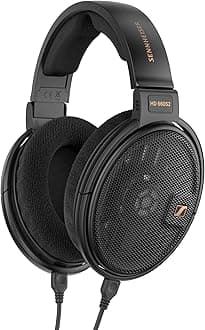 Sennheiser HD 660S2 Headphone - Open-back over-ear headphones for audiophiles. With deep bass extension and refined acoustic performance, for PC, music, studio, gaming, podcasts. Premium black