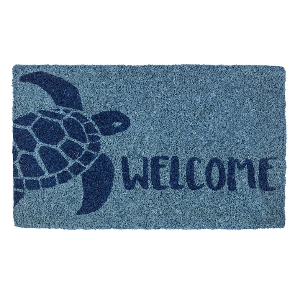 Handmade Doormat - Turtle, 18"x30"