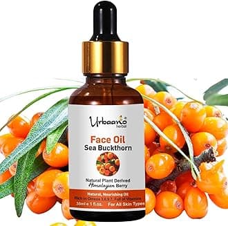 Sea Buckthorn Face Oil | Natural Facial Oil Rich in Omega 3-6-7-9 | Helps Repair Skin Barrier, Boost Glow & Deeply Nourish Dry, Dull, Sensitive & Aging Skin - 30ml