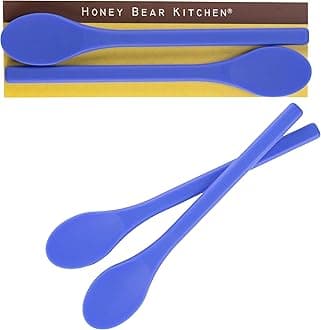 Silicone Stirring Spoon (Set of 2, Cornflower Blue) for Coffee & Tea