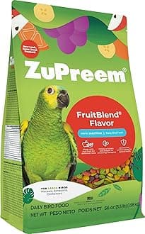 Fruitblend Flavor Pellets Bird Food For Large Birds, 3.5 Lb Bag Powerful Made In The Usa, Naturally Flavored Amazons, Macaws, Cockatoos 84030, Pound (Pack Of 1)