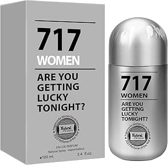 Hybrid & Company 717 Women Pour Femme Eau De Parfum Natural Spray Fresh Floral Scent, 3.4 Fl Oz