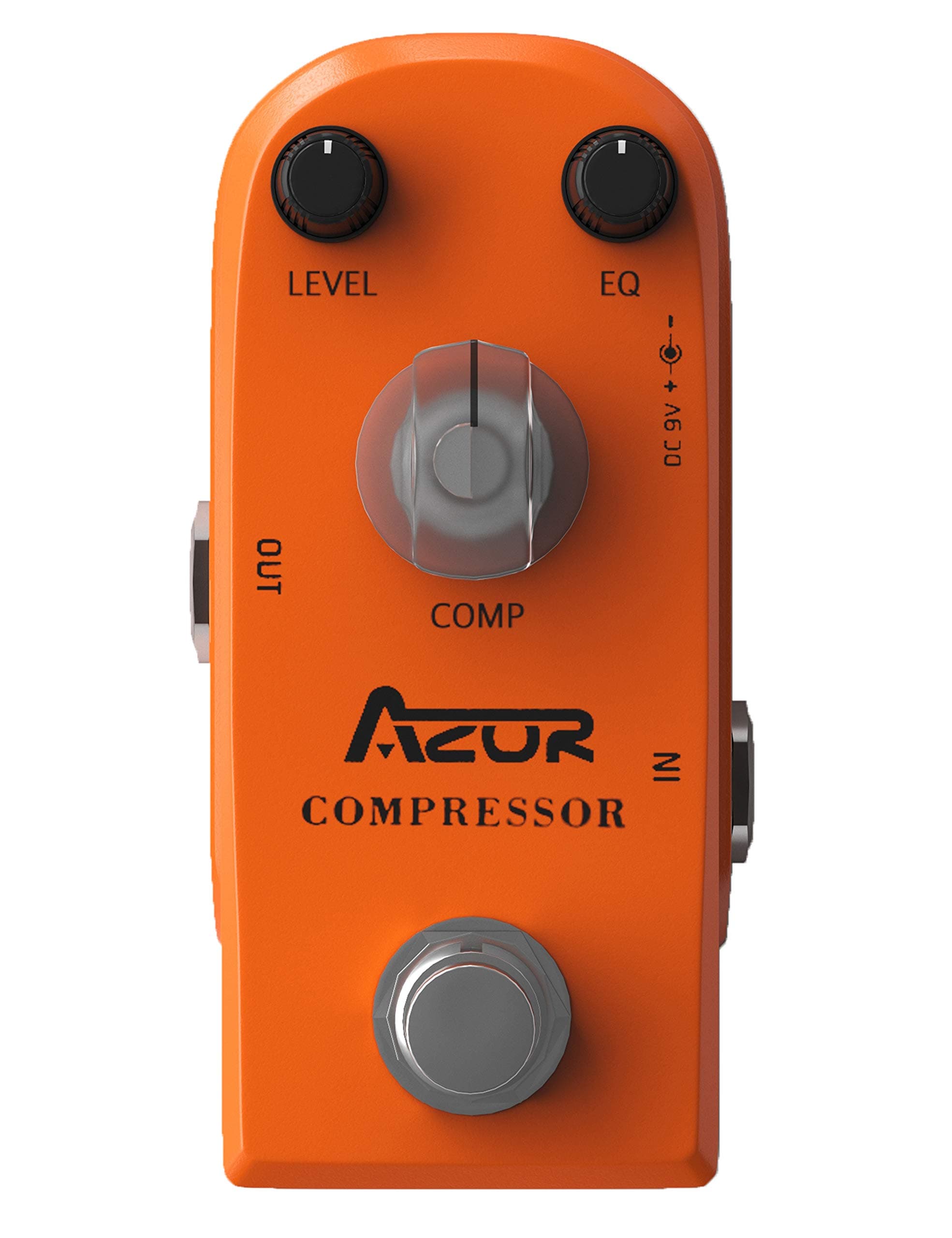 AZOR Compressor Guitar Effect Pedal Ultimate Comp Pedal Compression Effect Pure Analog for Electric Guitar and Bass True Bypass