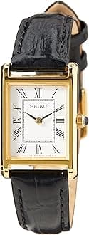 Seiko Damen-Uhr Quarz Edelstahl mit Lederband SWR054P1