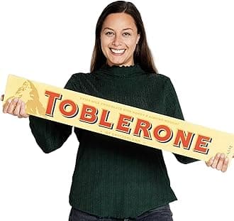 Toblerone Milk Chocolate Bar, Smooth Milk Chocolate with Honey and Almond Nougat, Perfect for Sharing or Gifting, 4.5kg (Pack of 1)