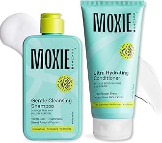 Shampoo and Conditioner Combo | Gentle Cleansing Shampoo 200 ml & Ultra Hydrating Conditioner 175 ml | Rinse & Shine Duo | Sulfate Free