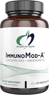 ImmunoMod-A - Immune Support Supplement - Curcumin C3 Turmeric Complex, NAG, Andrographis + N-Acetyl-D-Glucosamine - Non-GMO, Vegan + Gluten Free (120 Capsules)