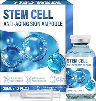 Stem Cell Serum for Face,Face Serum to Fight Against Age,Microneedling S-erum Nourishes Skin,Reduces Wrinkles,Supports Use With Microneedling