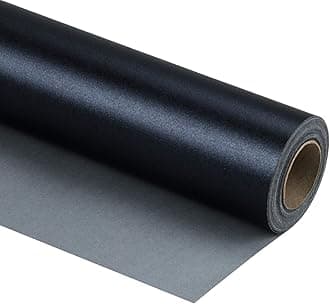 Black Matte Wrapping Paper - 81.5 Sq Ft - Solid Color Pearly - Lustre Paper Perfect for Wedding,Birthday,Christmas,Baby Shower - 30 inches x 32.8 feet