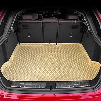 Car Trunk Mat for Kia Optima 2005 2006 2007 2008, Custom Fit PU Leather Cargo Liner, All-Weather Waterproof Rear Trunk Liner Protector, Auto Interior Accessories