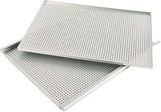 Oven Baking Sheet Puff Pastry Baking Tray Easy Clean Sturdy Cake Pan Baking Tool Millefeuille Baking Pan Baking Pan for Bread, Thickness 2mm